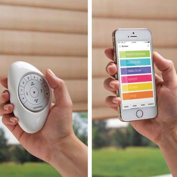 Voice-controlled smart home alarm system with mobile app integration for accessibility.