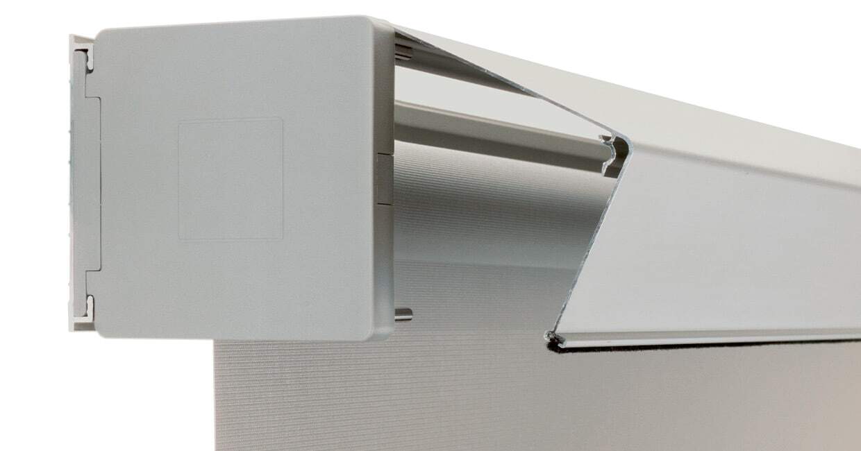 Custom blind control box for enhanced accessibility and modern window blinds - Blind Magic products.