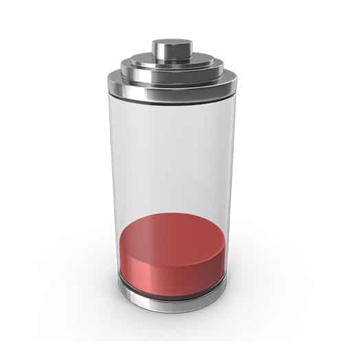 Alo4: Transparent smart capsule featuring a red liquid indicator with a sleek modern design.