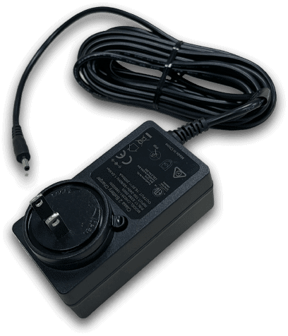 Power adapter for Blind Magic accessibility device, assistive technology for visually impaired users.