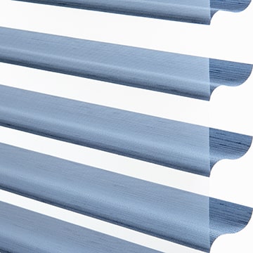 Aluminium window blinds with sleek slats for modern interior design.