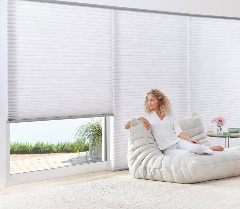 Enhanced sunlight control with modern blinds by Blind Magic.
