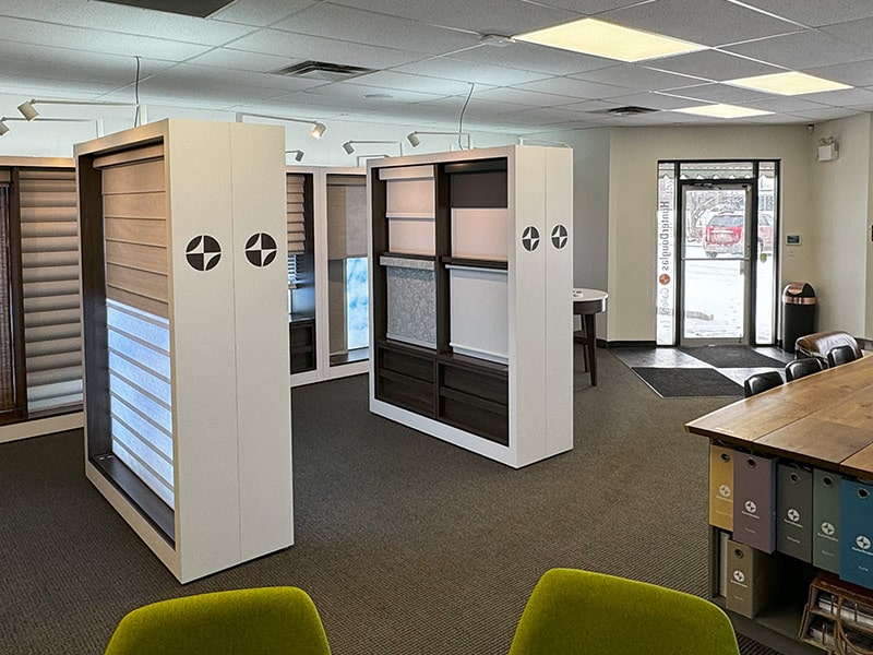 Hunter Douglas Gallery Display at Blind Magic