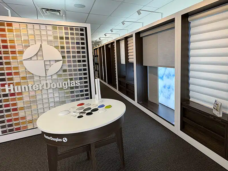 Inside the Blind Magic Gallery Showroom in West Edmonton