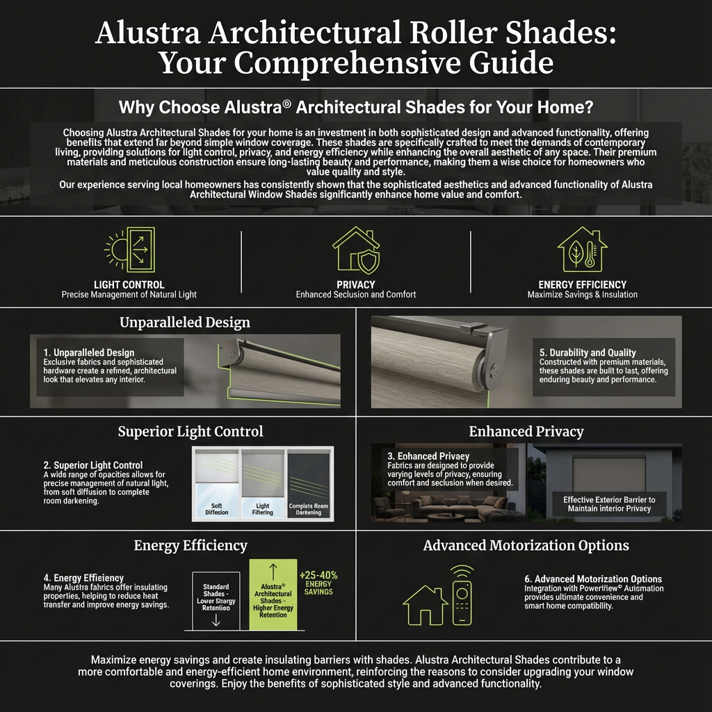 High-quality window shading options for home comfort and energy efficiency.