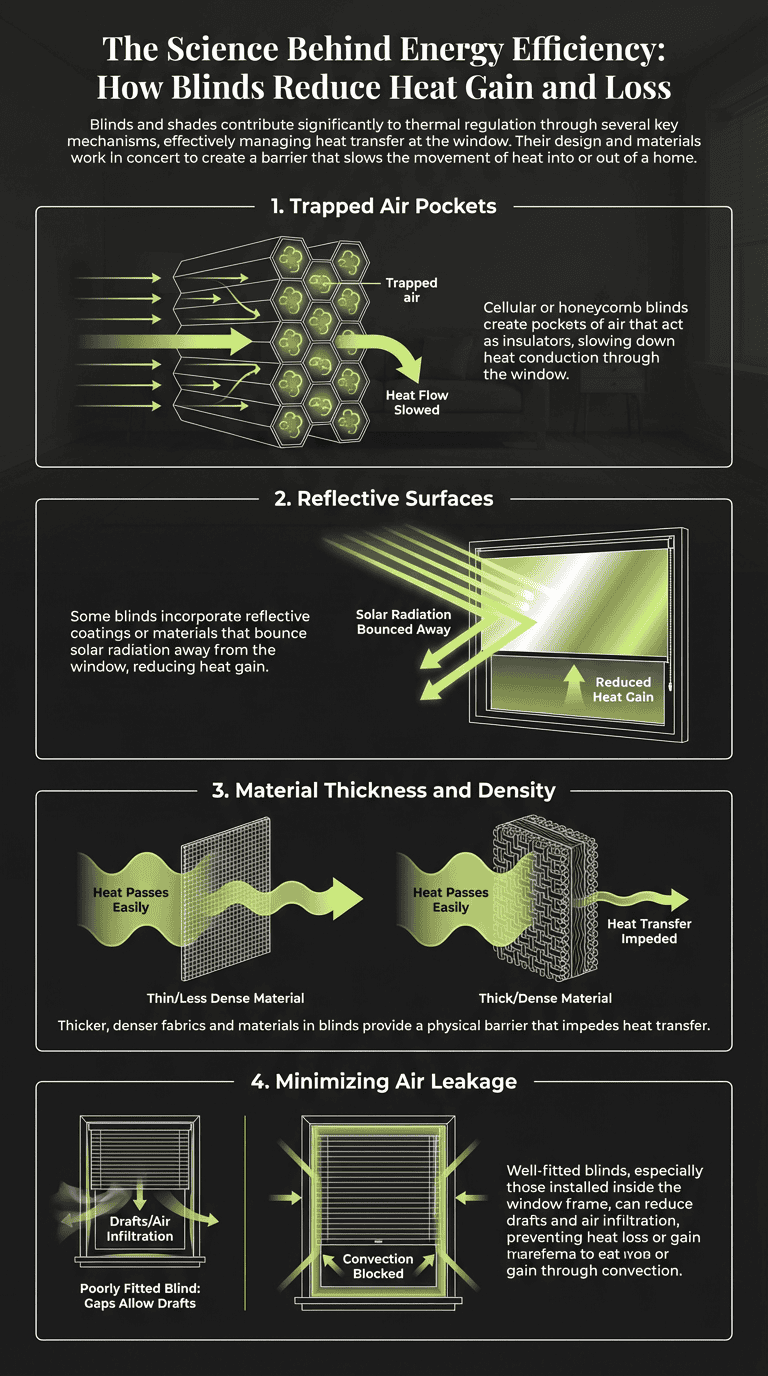 High-quality insulation and reflective surfaces.