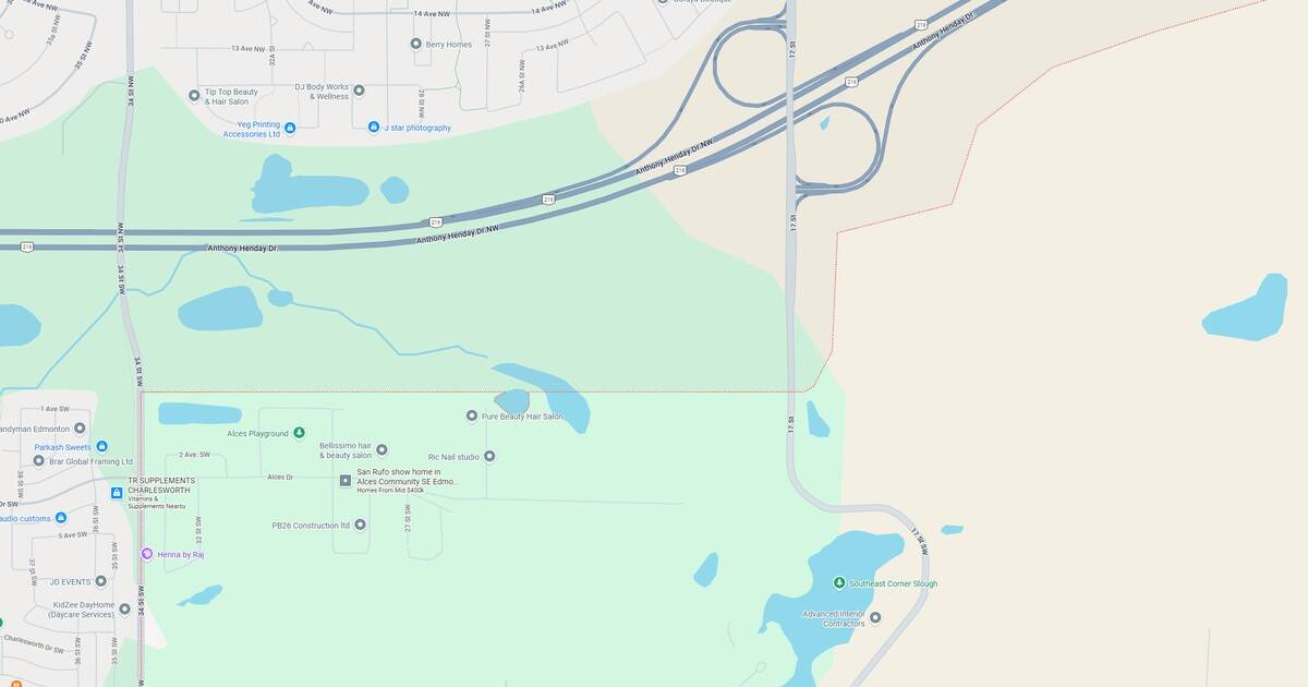 A detailed map showing roads, lakes, and parks in a suburban community, highlighting transportation routes and natural features for easy navigation and local exploration.