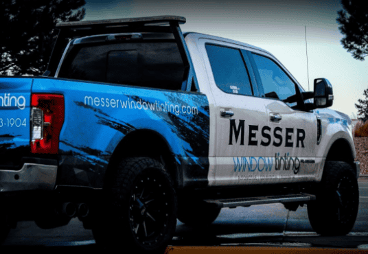 messer window tinting truck