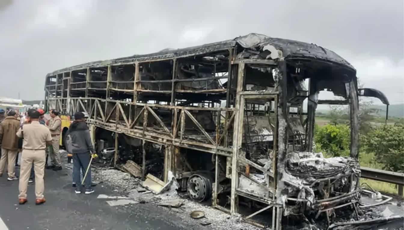 Kurnool Bus Inferno Kurnool Bus Inferno