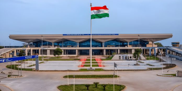 Patna Airport Cladded with Aludecor Honeycomb Panels