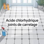acide chlorhydrique joint carrelage illustration sécurité entretien