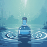 illustration condensation tuyau eau froide gouttelettes sous-sol