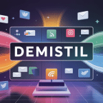 Illustration de la plateforme demistil centralisant flux numériques