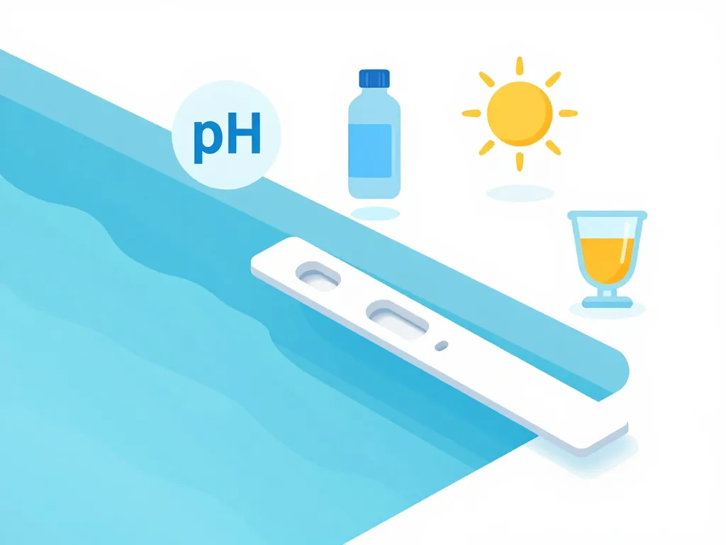 pas de trace de chlore sur bandelette diagramme causes