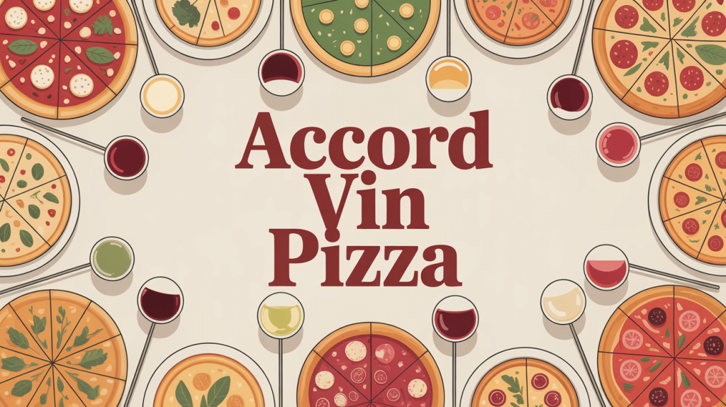 quel vin avec pizza sur table conviviale, vins rouge blanc rosé