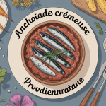 recette anchoïade crémeuse bol crudités apéritif