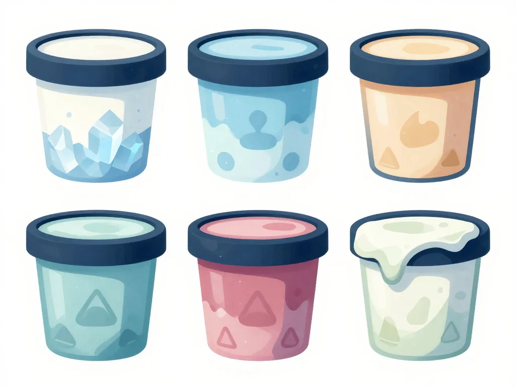 Durée conservation glace industrielle signes altération visuels