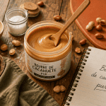 beurre de cacahuete sans sucre pot ouvert cacahuetes