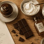 glacage sans sucre glace sur cupcake chocolat