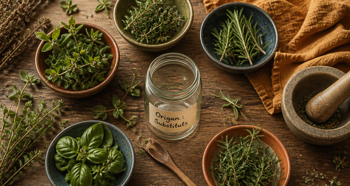 Par quoi remplacer l'origan herbes alternatives en coupelles