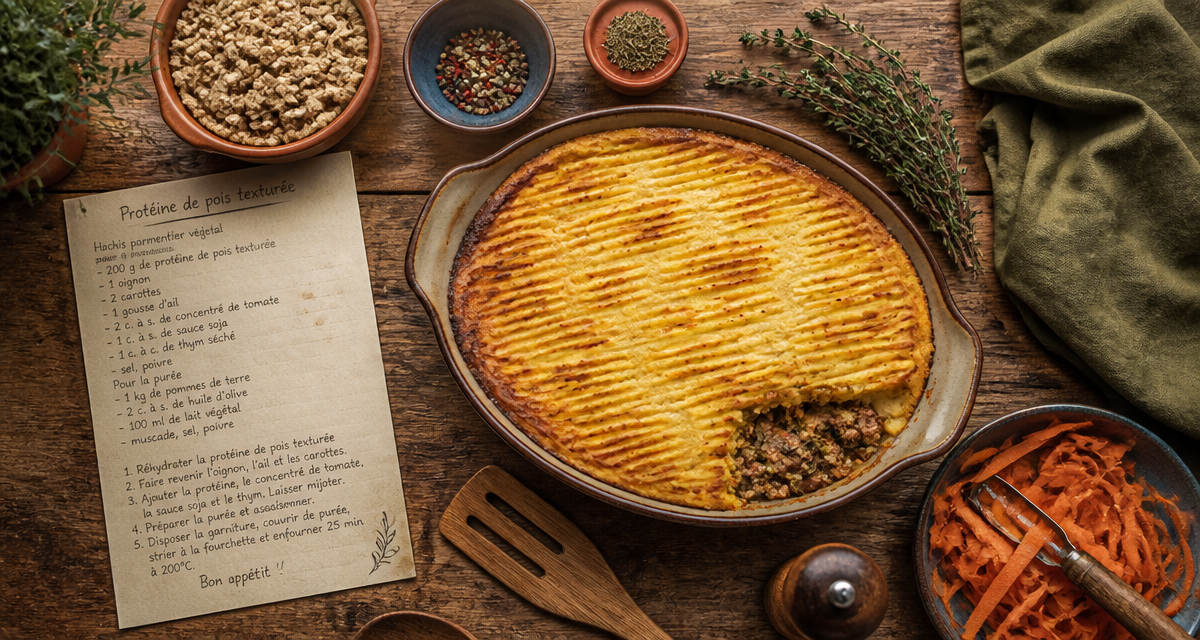 proteine de pois texture hachis parmentier vegetal