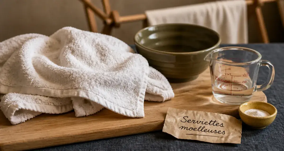 Comment avoir des serviettes de toilette moelleuse sans sèche-linge