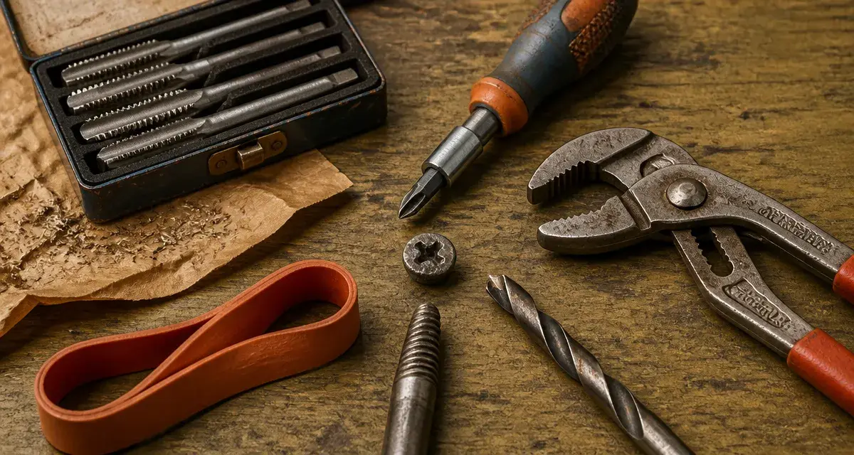 Pas de visse foiré : outils d’extraction pour restaurer le filetage