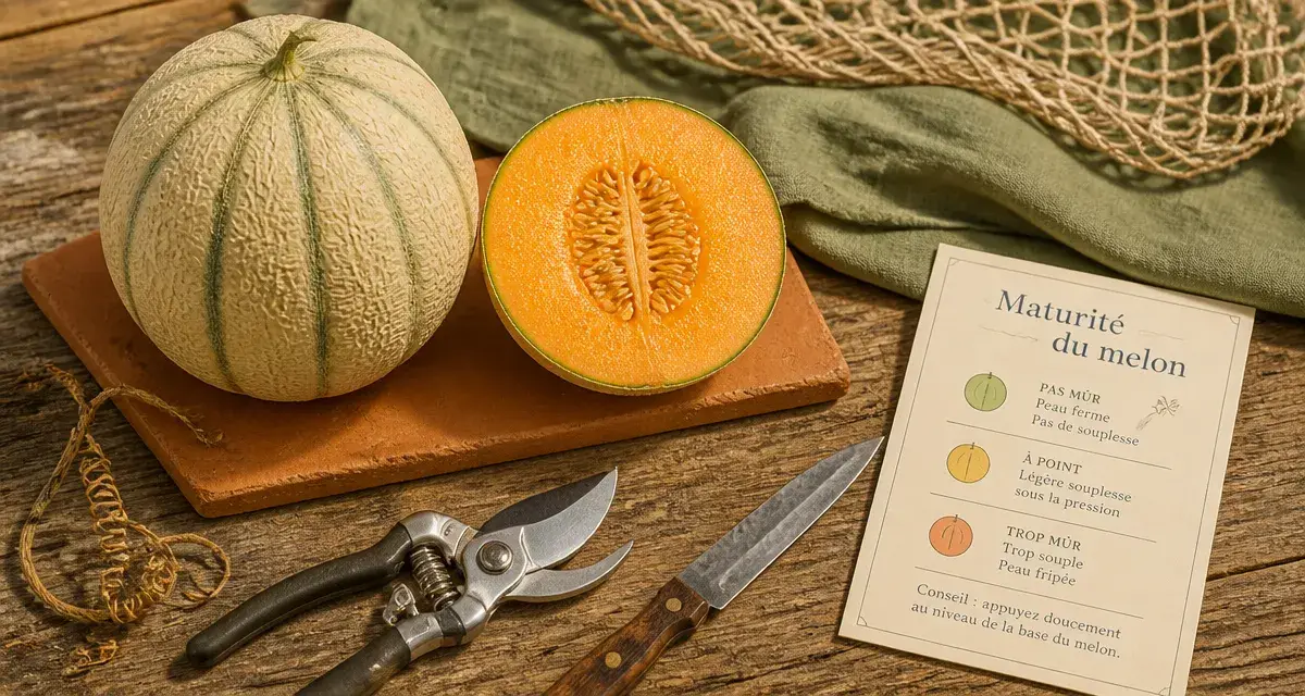 Quand cueillir un melon : repères de maturité pour une chair sucrée