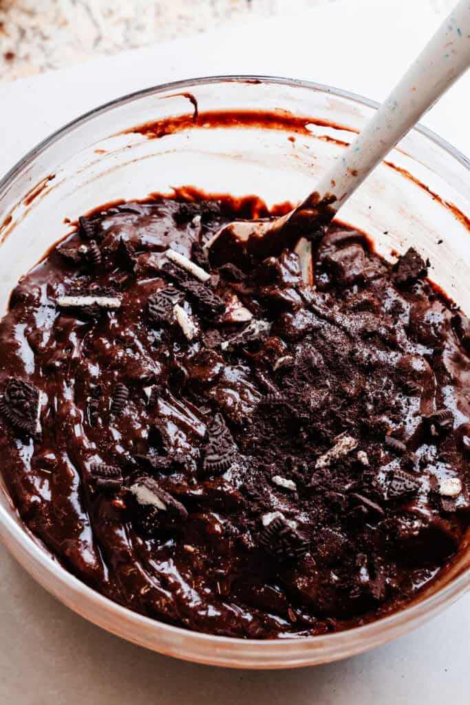 A bowl of the batter.