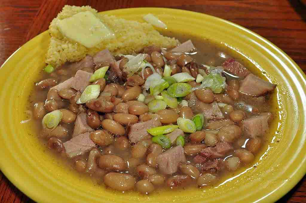 pintos and cornbread