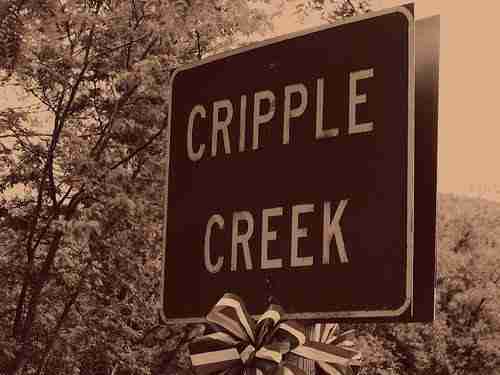 cripple creek sign