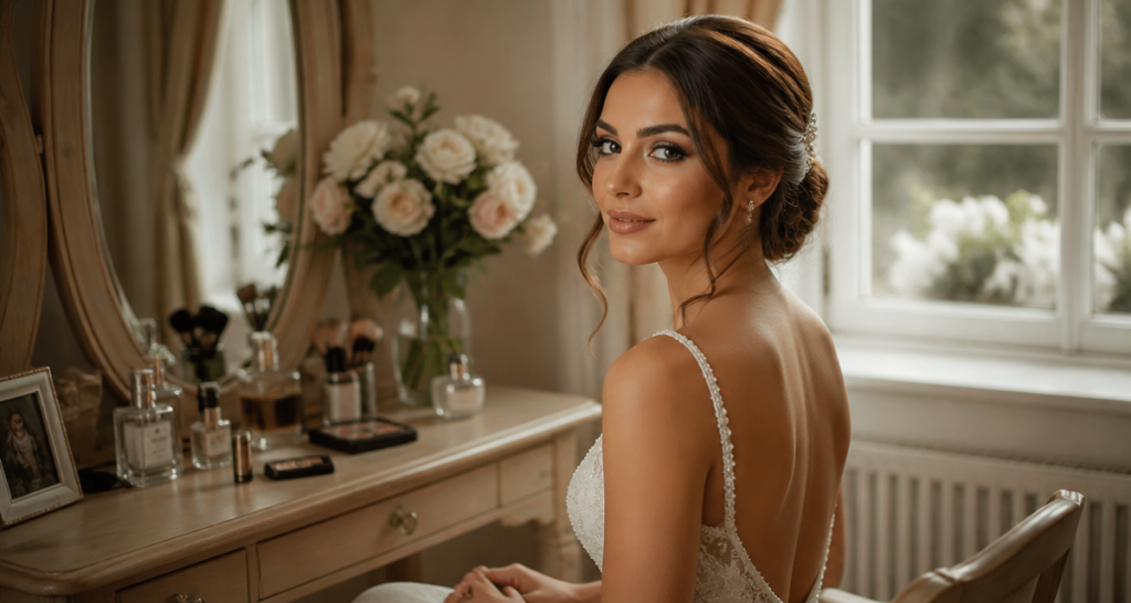 maquillage pour mariée brune lumineux smoky eye