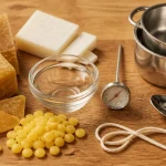 Beeswax beeswax : cire d’abeille pure, cire blanche et jaune, ustensiles de chauffe