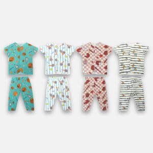 PANNADAILY - BASIC LONG SET BABY PRINT