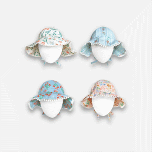 FLORAL SCALLOP HAT