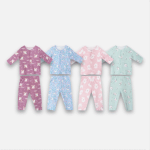 PANNADAILY - LONG SET BABY GIRL PRINT