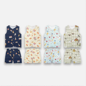 PANNADAILY - SLEEVELESS SET BABY PRINT