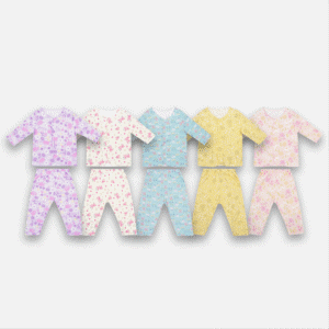 PANNADAILY - LONG SET BABY GIRL PRINT