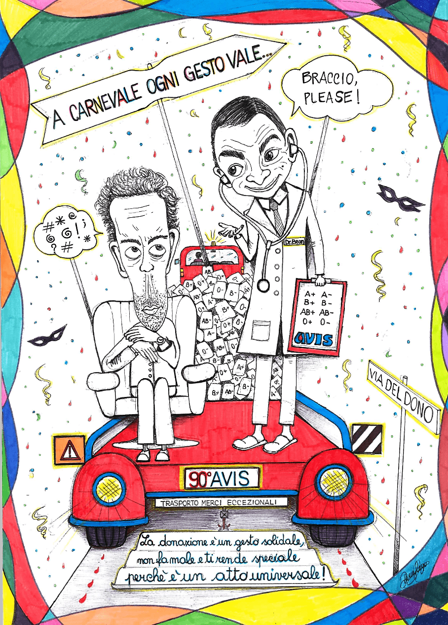 Disegno Carnevale Ilaria Longo Avis Bologna