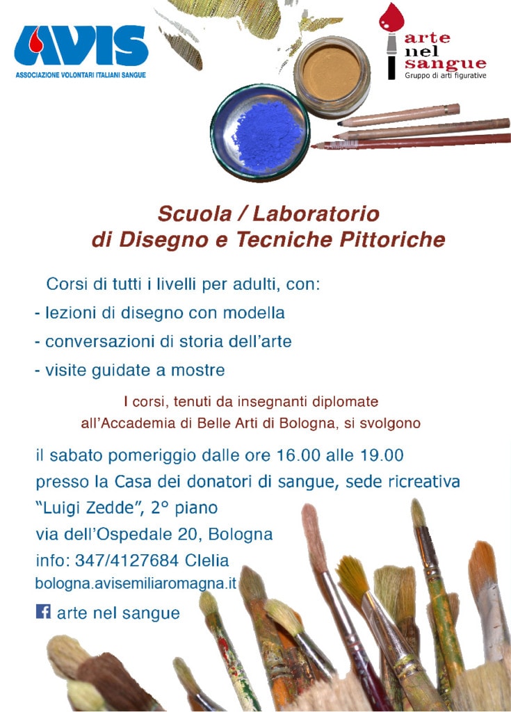 volantino arte nel sangue Avis