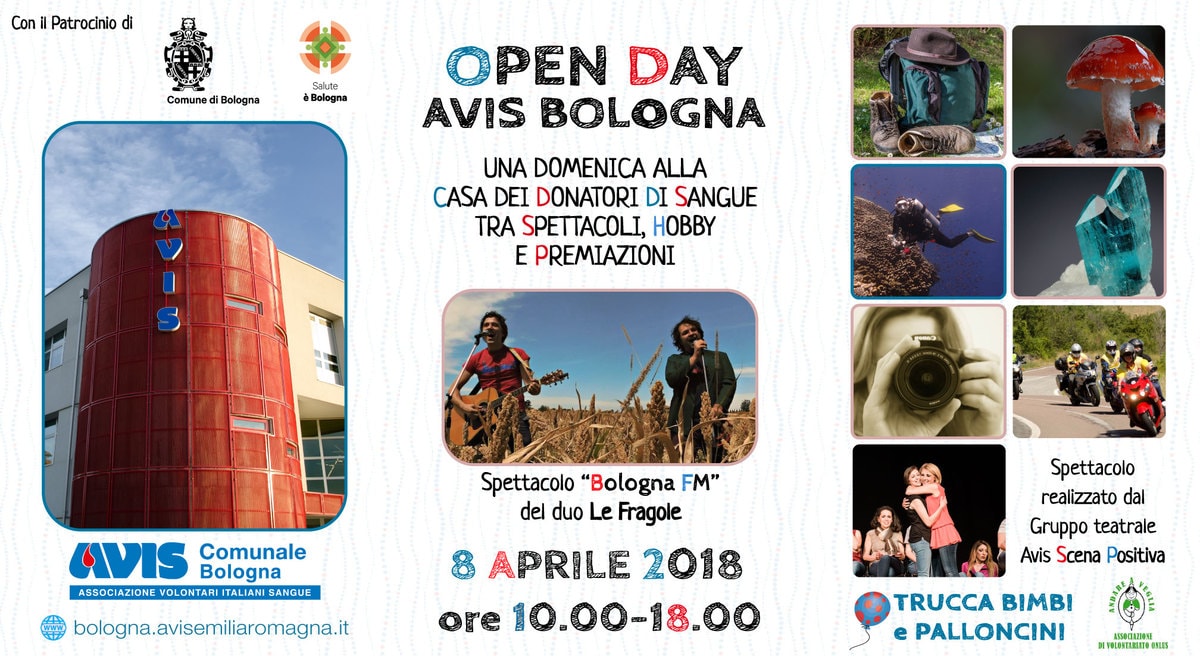 open day avis bologna 8 aprile