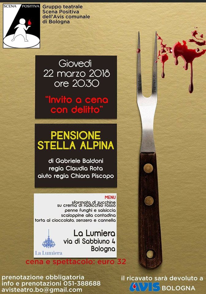 Cena con delitto Scena Positiva Avis 22.03