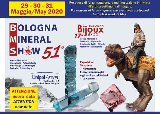 Bologna Mineral Show nuova data