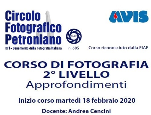 Corso di fotografia di 2° livello 2020