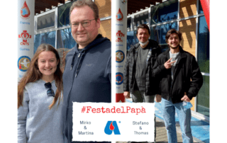 padri e figli insieme per la festa del papà