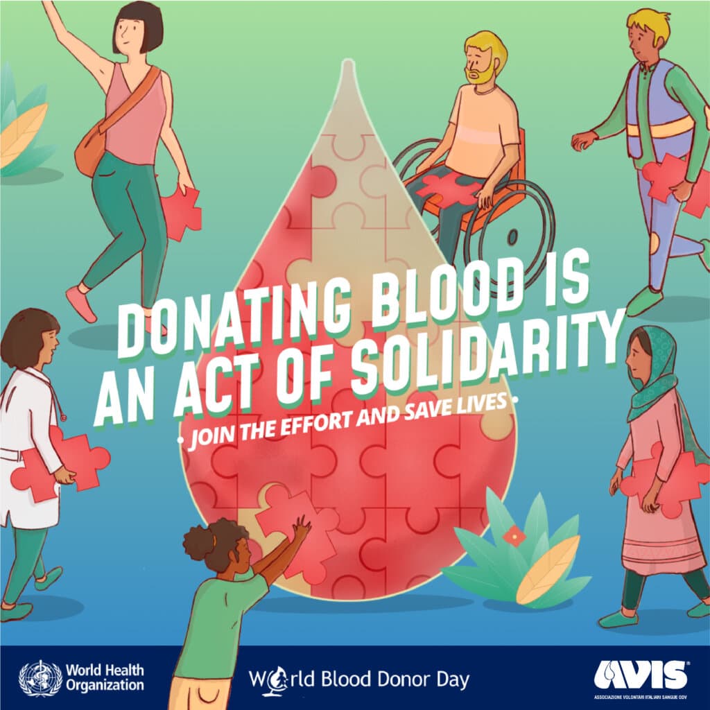 Giornata Mondiale del Donatore di Sangue 2022_Campagna WHO