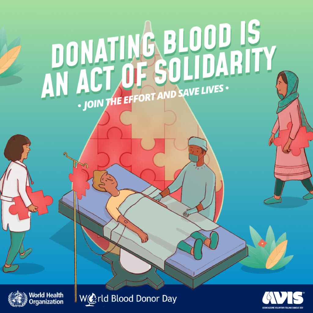 Giornata Mondiale del Donatore di Sangue 2022_Campagna WHO