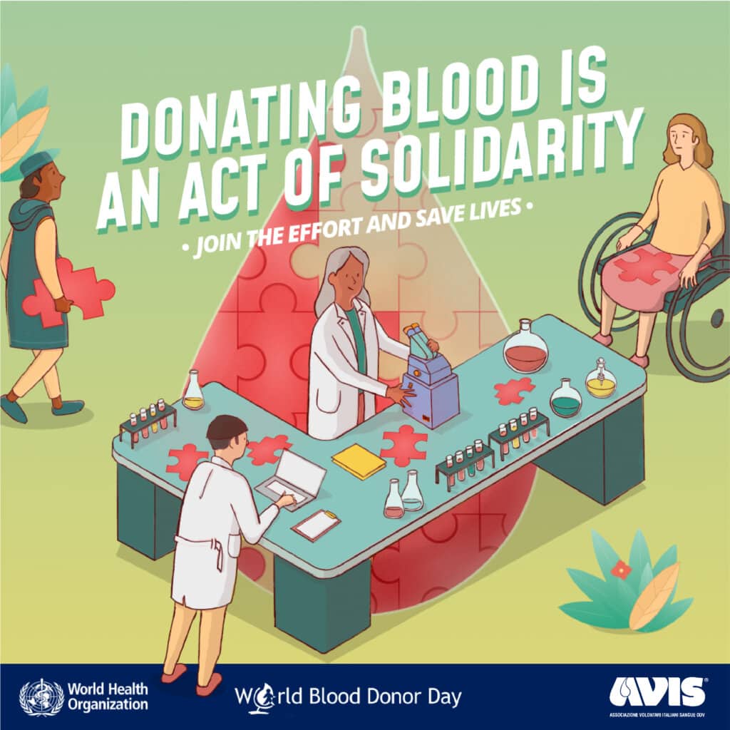 Giornata Mondiale del Donatore di Sangue 2022_Campagna WHO