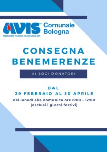 2024 benemerenze avis comunale bologna