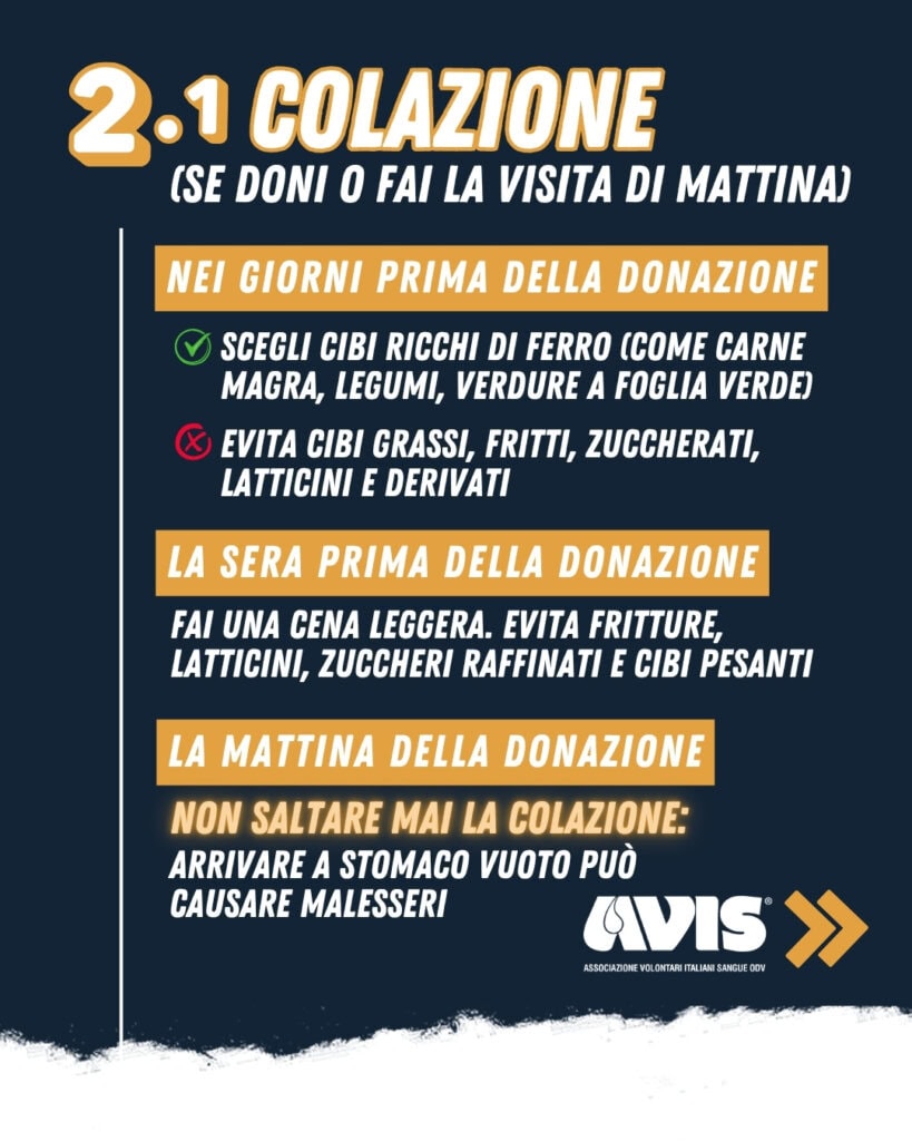 Come prepararsi alla donazione 4